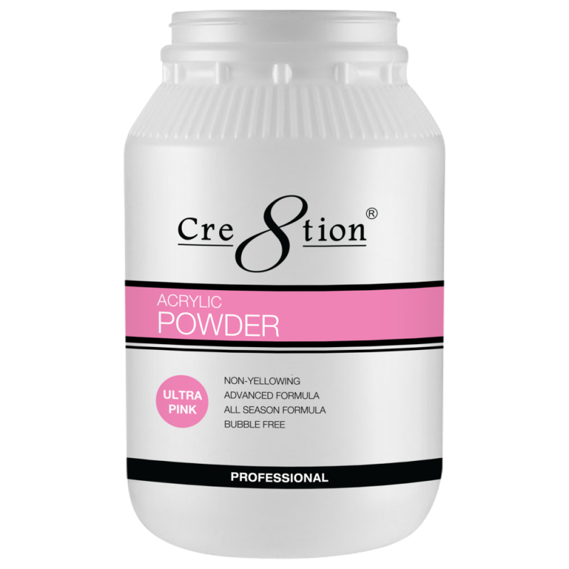 Cre8tion Acrylic Powder, 88 oz, 01437 - Ultra Pink